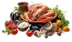 tôm, hải sản, seafood, food, cá, mực