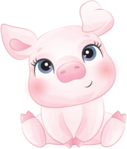 heo con, piglet, cute, dễ thương, brithday
