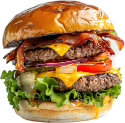 food, f&b, hamburger