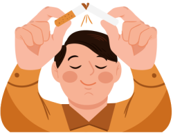 warning, cảnh báo, smoking, thuốc hút, chibi