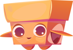 thùng hàng, carton, cute, dễ thương 3