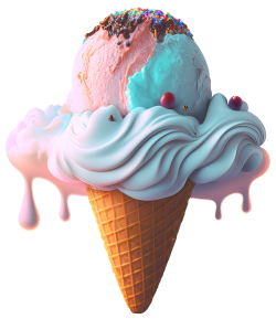 kem, icecream, kem ốc quế, food 1