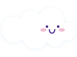 mây, cloud, emoji, biểu cảm, cute, dễ thương