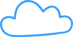 cloud, đám mây, mây, dooble, shape, cute, dễ thương