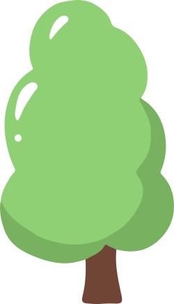 lá, cây, tree, leaf, cute, dễ thương