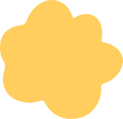 mảng màu, shape, cute, dễ thương