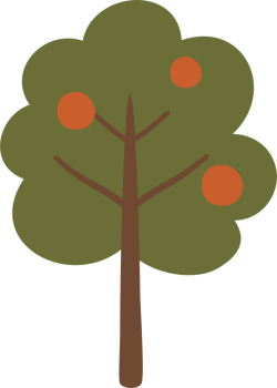 cây, tree, dễ thương, cute