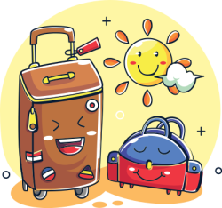 mặt trời, sun, du lịch, travel, vali