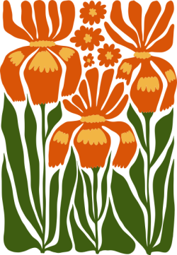 pattern, hoa, flower, retro, vintage, nền hoa, background