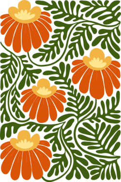 pattern, hoa, flower, retro, vintage, nền hoa, background