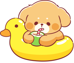 cute, dễ thương, gấu, bear, vịt, duck