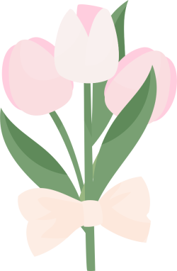 hoa, flower, tulip, cute, dễ thương