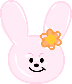 thỏ, bunny, rabbit, cute, dễ thương, brush