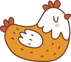 dễ thương, cute, gà, chip, chicken
