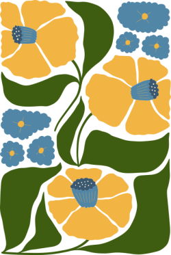 pattern, hoa, flower, retro, vintage, nền hoa, background