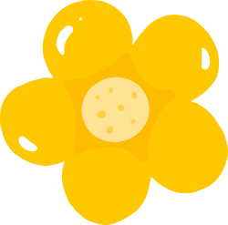 hoa, flower, cute, dễ thương