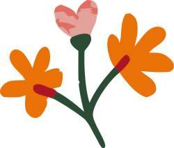 hoa, flower, vintage, retro
