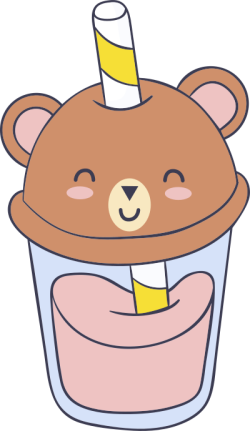 trà sữa, milktea, bear, gấu, sinh tố,fruit