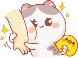 Mèo, cat, mèo và gà, cute, dễ thương