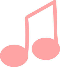 Nốt nhạc, music, dễ thương, cute