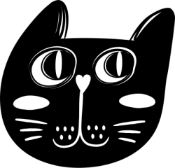 Mèo, cat, line, mèo hài hước