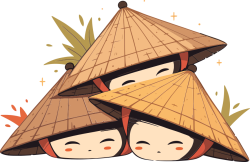 nón lá, hat vietnam
