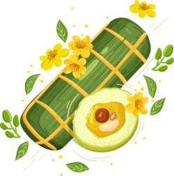 Món ăn Việt Nam, Vietnamese food, Tết, bánh tét