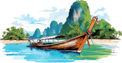 phong cảnh, thuyền,landscape, boat