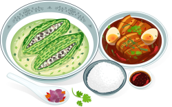 food, món ăn, VietNam, khổ qua, thịt kho
