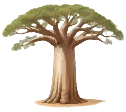 tree, cây, baobab tree