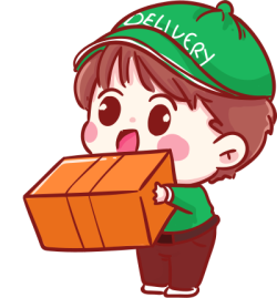 Bé trai, giao hàng, boy, cute, dễ thương
