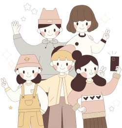 Học sinh, nhóm bạn, bạn bè, nhóm, hội