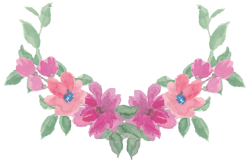 Hoa lá, flower, leaf, màu nước, watercolor, thiên nhiên, hoa cỏ