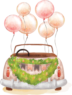 đám cưới, wedding, xe, car