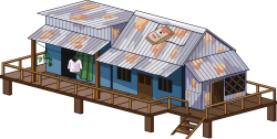 Miền Tây, nhà bè, raft house