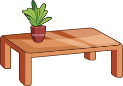 Bàn, table, chậu cây, cây, tree