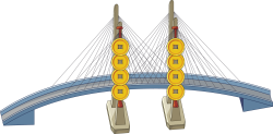Cầu, bridge, cầu dây