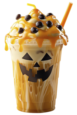 trà sữa, milktea, halloween