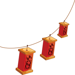 Lồng đèn, đèn, tết