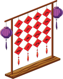 Chợ Tết, trang trs, decor