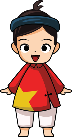 Nhân vật, character, con trai, nam, boy, áo dài