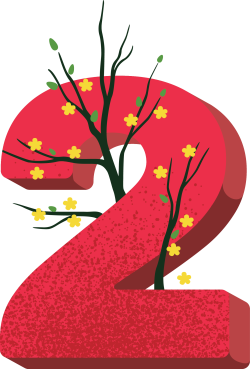 Tết, số 2, number two