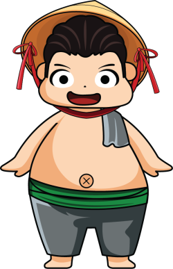 Nhân vật, character, con trai, nam, boy, nông dân