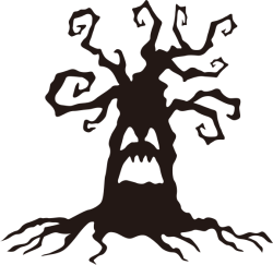Cây, tree, halloween