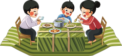 Tết, trò chuyện, bánh chưng, gia đình, family