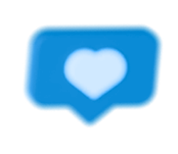 Button, button 3D, heart, heart 3D