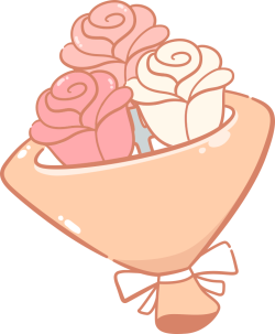 Hoa, flower, bó hoa, bouquet, cute, dễ thương