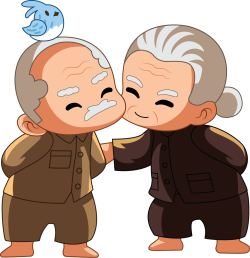 ông bà, grandpatterns, chibi