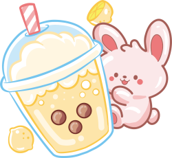 Thỏ, bunny, rabbit, lemon tea, trà chanh, cute, dễ thương