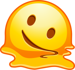icon, face, im lặng,  silent, tan chảy, melted